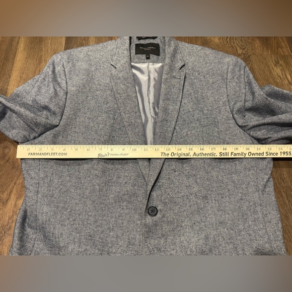 Banana Republic Men’s 46L Light Blue 100% Cotton Tailored Fit Blazer - Picture 8 of 11